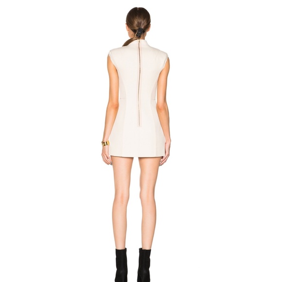MAISON MARGIELA Diagonal Wool Mini Dress - Picture 3 of 5